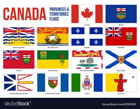 Provincial Flags Of Canada Printable